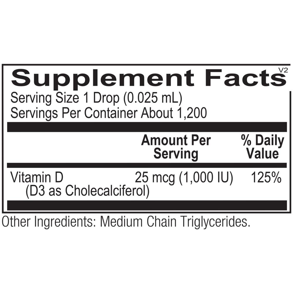 Product image for Liquid Vitamin D3.