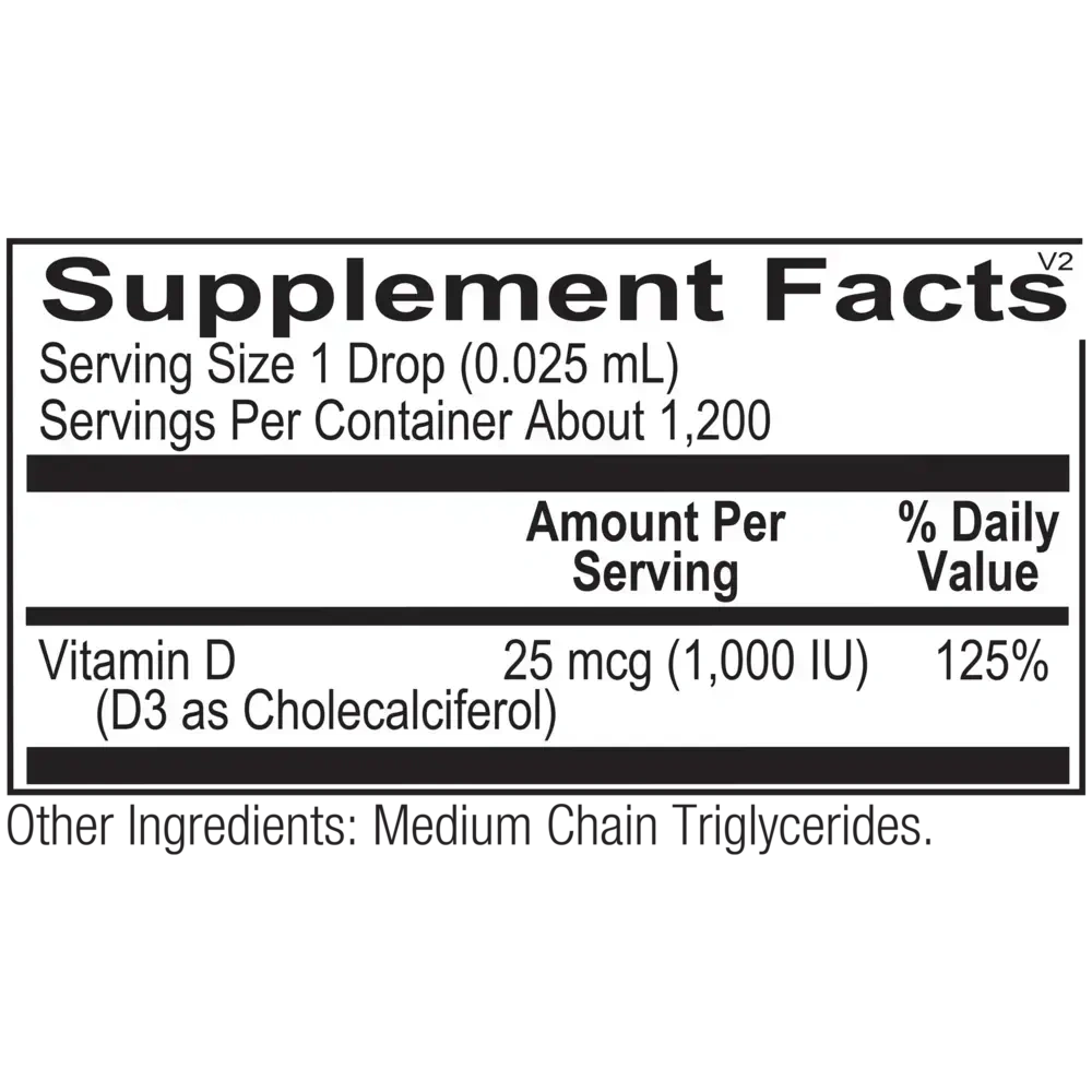 Product image for Liquid Vitamin D3.