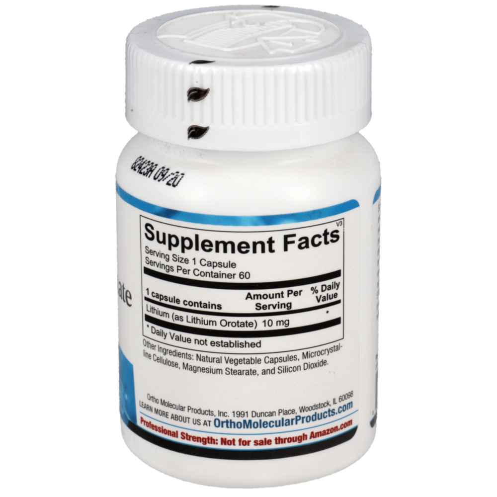 Product image for Lithium Orotate 10mg.
