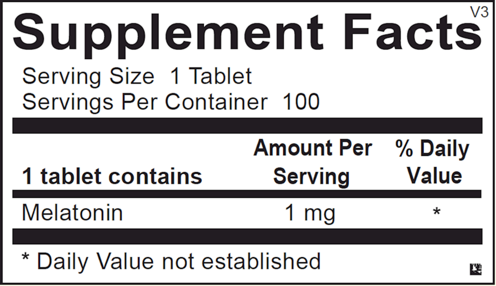 Product image for Melatonin.