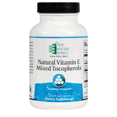 Natural Vitamin E Mixed Tocopherols 120 Softgels