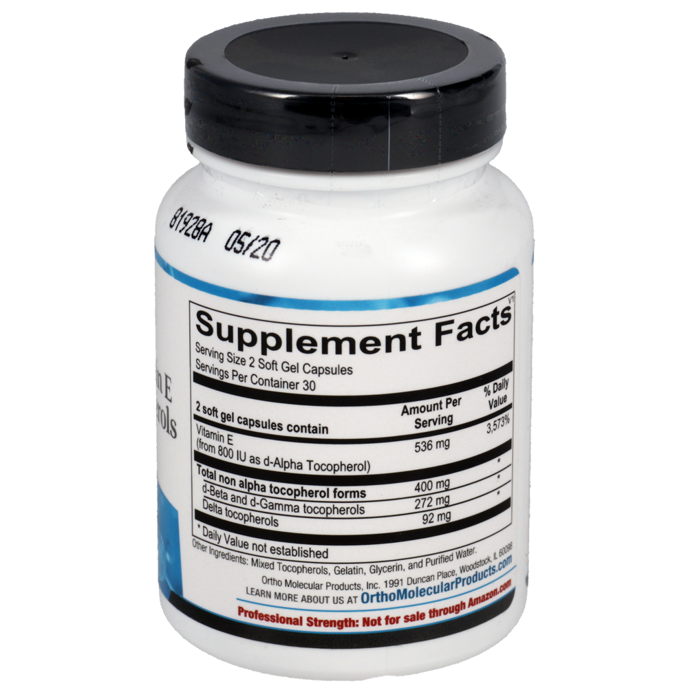 Product image for Natural Vitamin E Mixed Tocopherols.