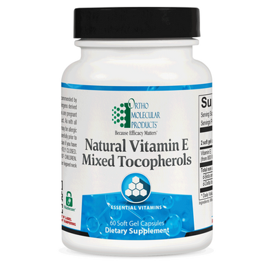 Natural Vitamin E Mixed Tocopherols 60 Softgel Capsules