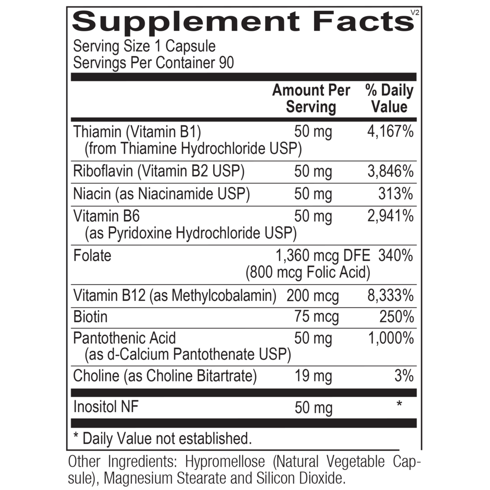 Product image for Ortho B Complex.