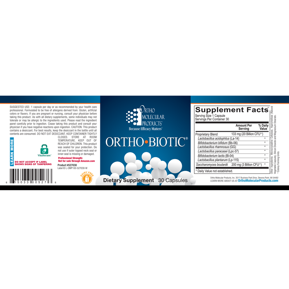 Product image for Ortho Biotic 100.