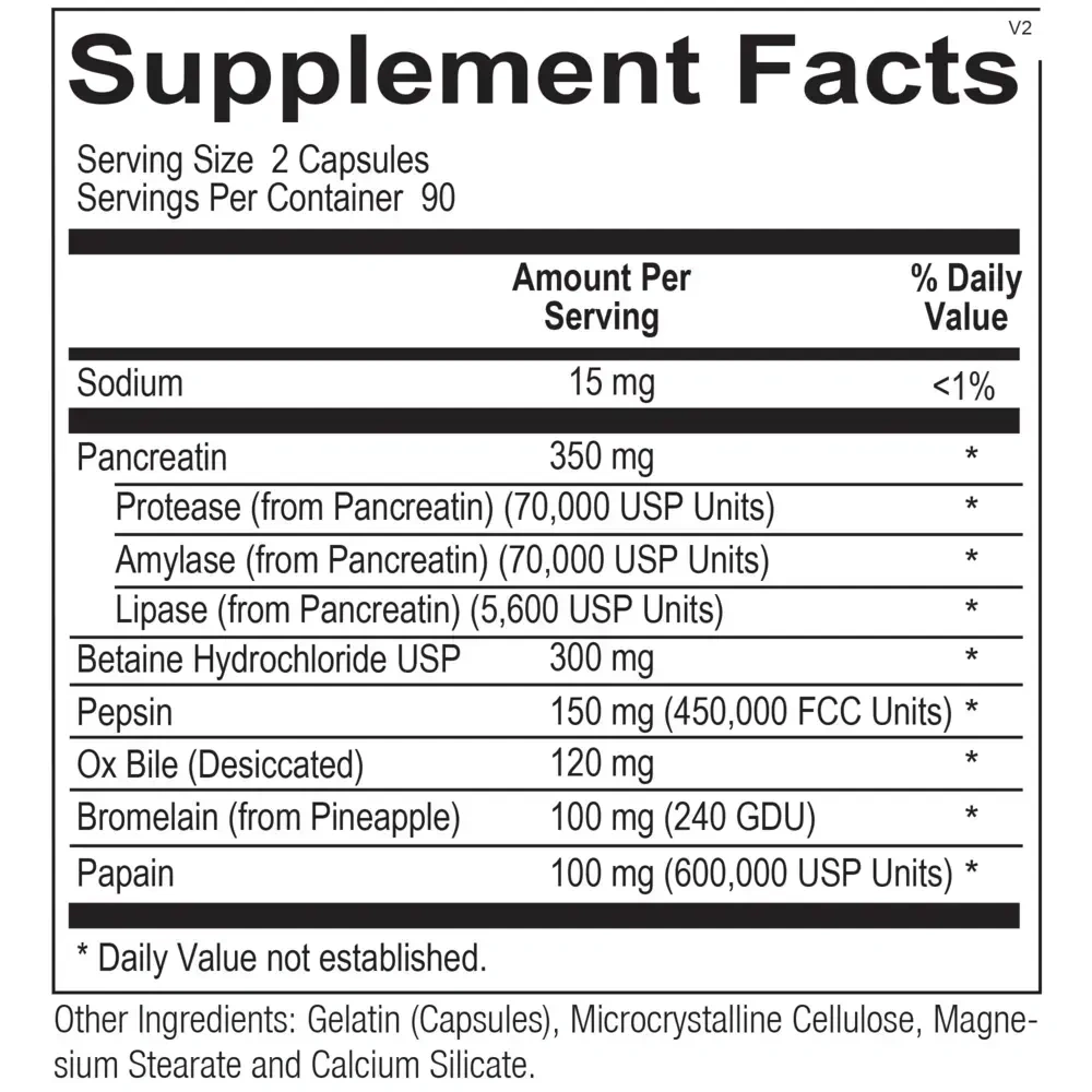 Product image for Ortho Digestzyme.