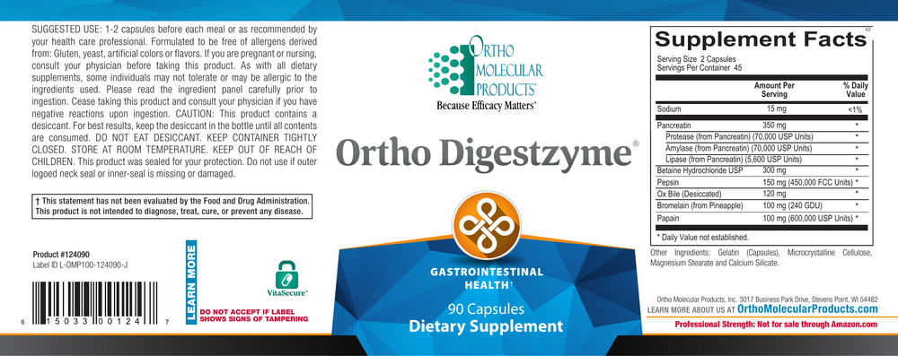 Product image for Ortho Digestzyme.