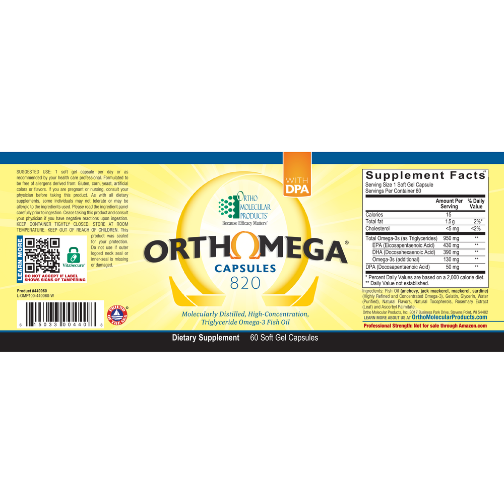 Product image for Orthomega® 820.
