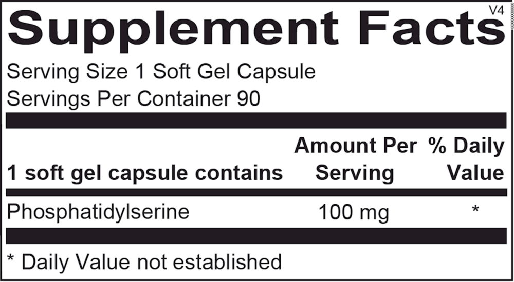 Product image for Phosphatidylserine.