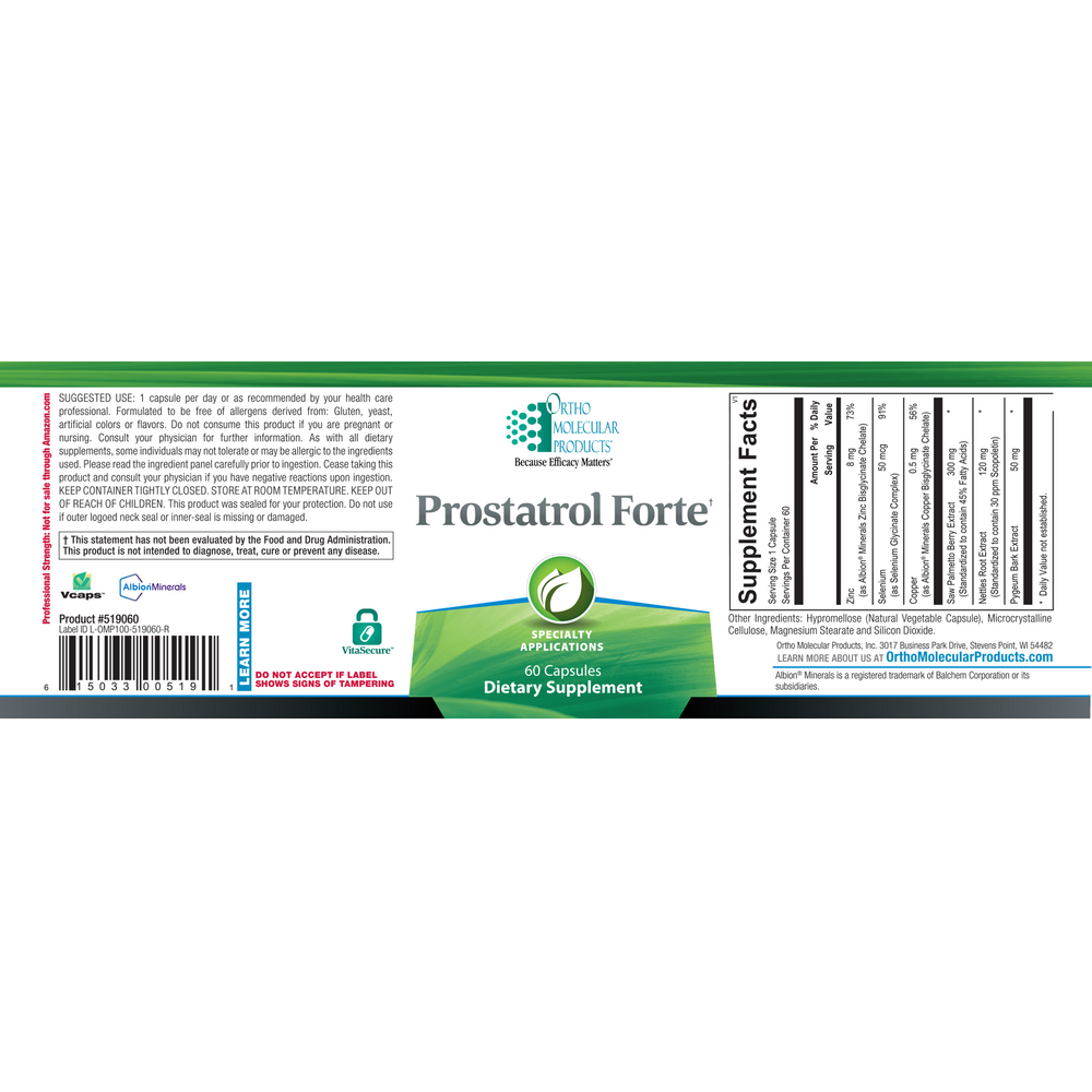 Product image for Prostatrol Forte.