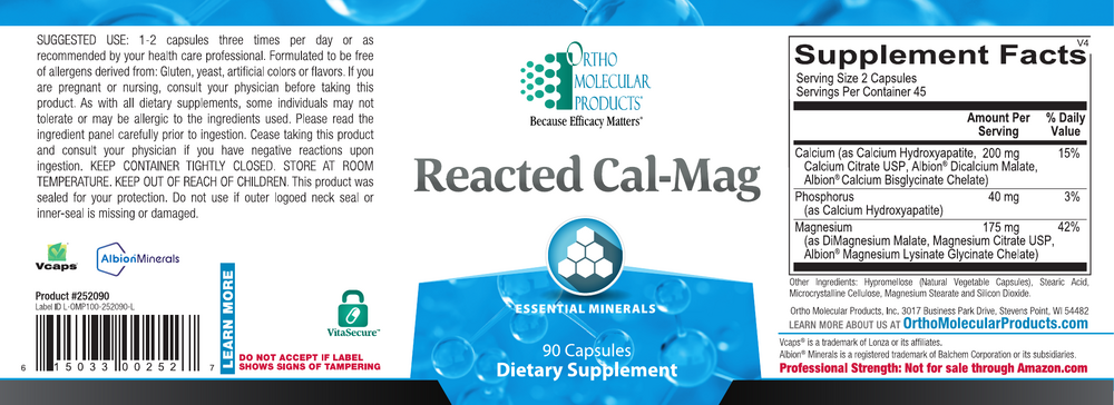 Product image for Reacted Cal-Mag.
