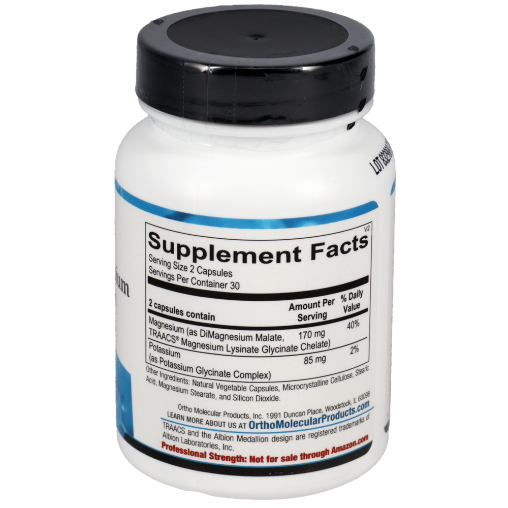 Product image for Reacted Magnesium and Potassium.