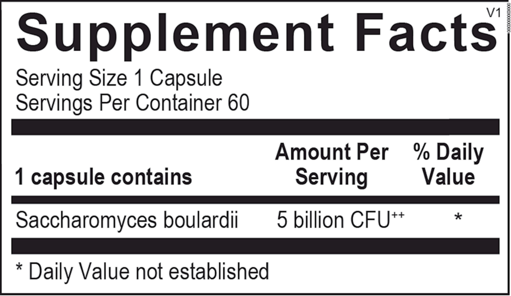 Product image for Saccharomyces Boulardii.
