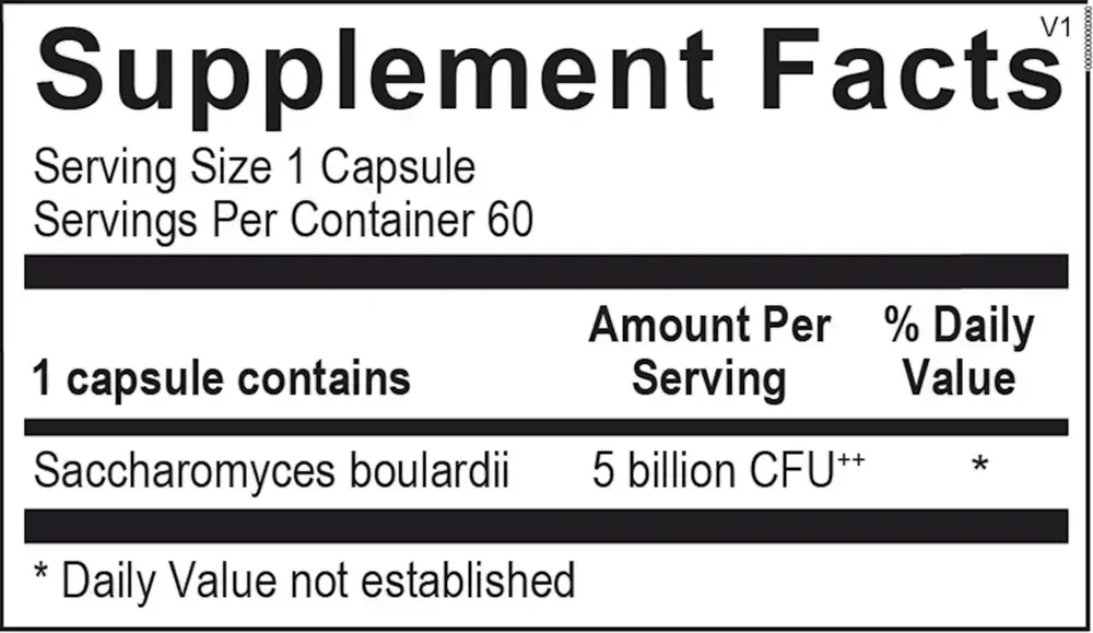 Product image for Saccharomyces Boulardii.