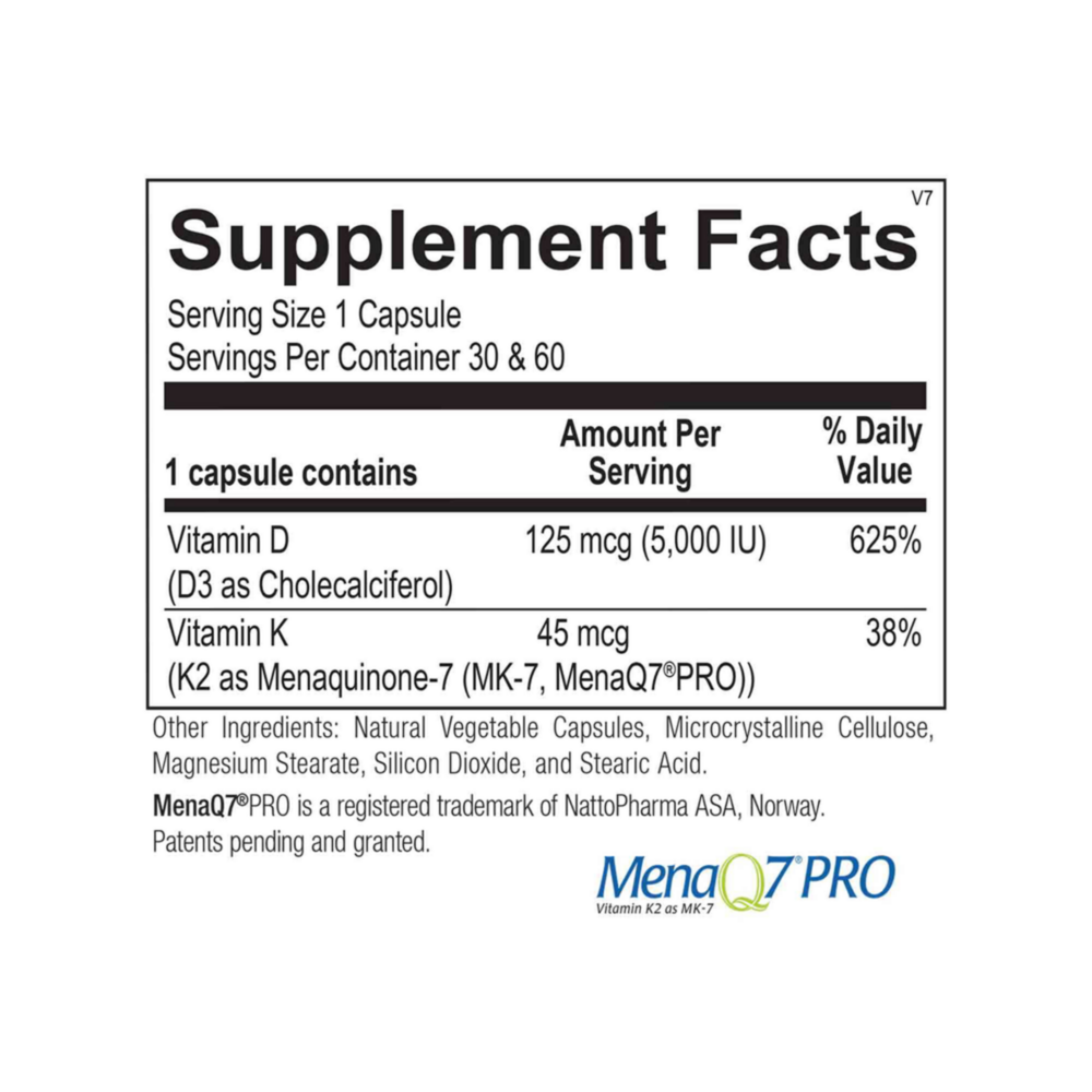 Product image for Vitamin K2 with D3.