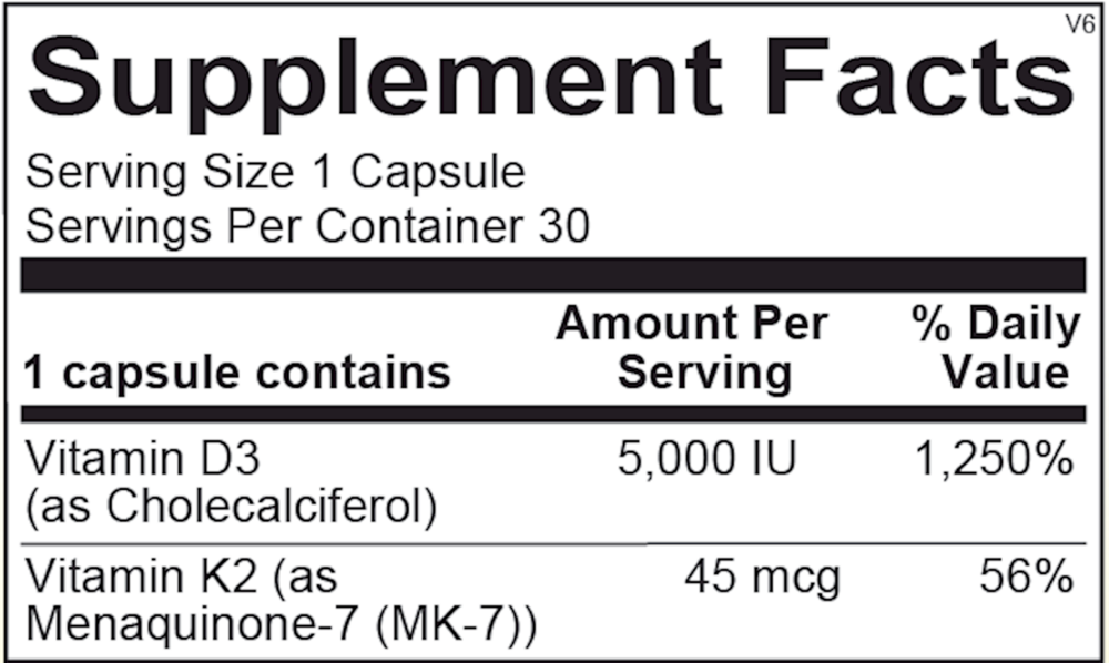 Product image for Vitamin K2 with D3.
