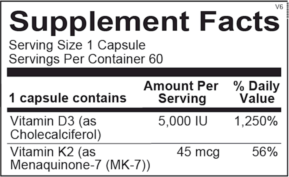 Product image for Vitamin K2 with D3.