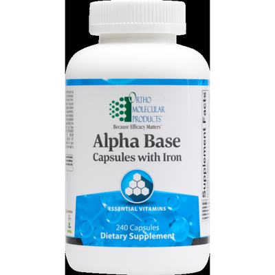 Alpha Base Capsules w/ Iron - California Only 240 capsules