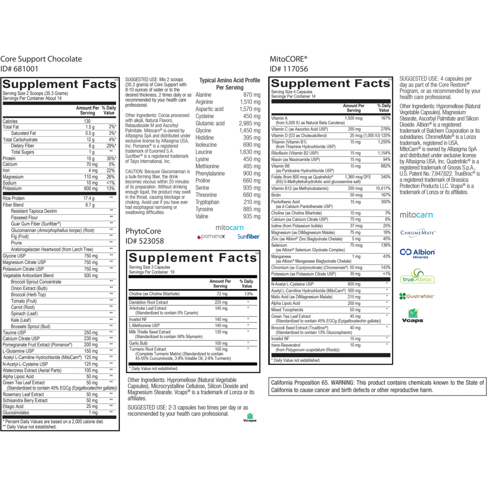 Product image for Core Restore - Chocolate 14 Day (California Only).