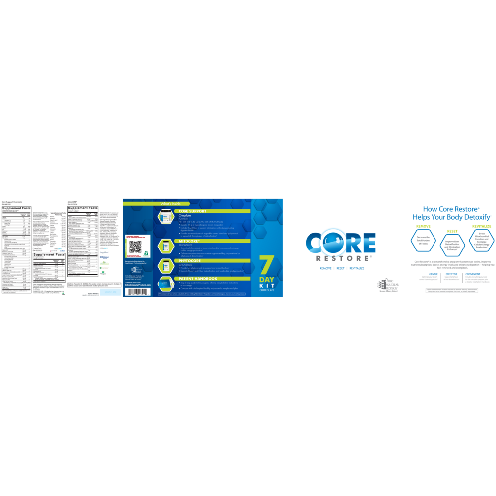 Product image for Core Restore - Chocolate 7 Day (California Only).