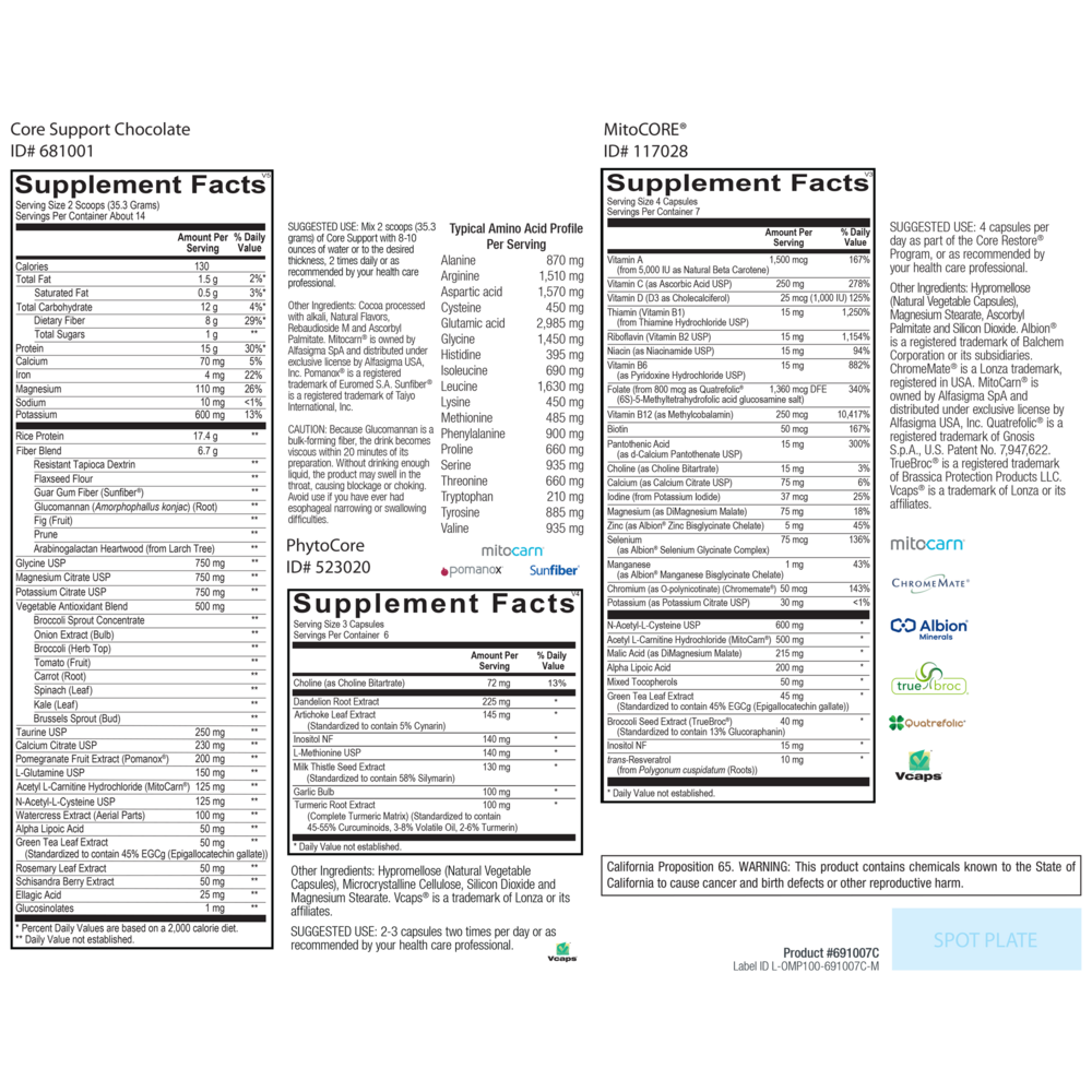 Product image for Core Restore - Chocolate 7 Day (California Only).