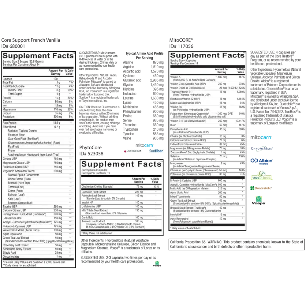 Product image for Core Restore® 14 Day Kit, French Vanilla (California Only).