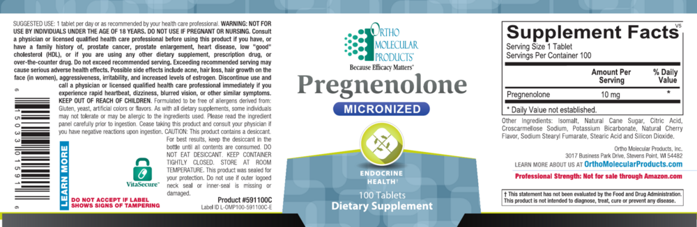 Product image for Pregnenolone (California Only).