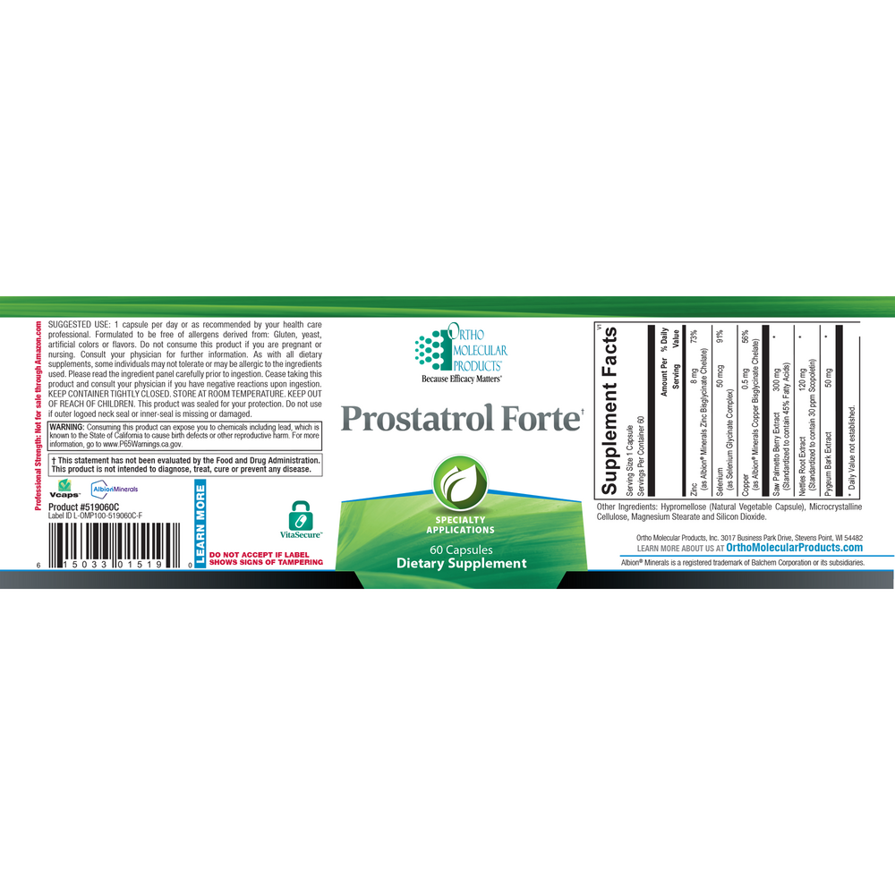 Product image for Prostatrol Forte (California Only).