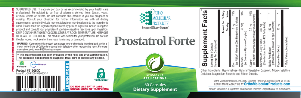 Product image for Prostatrol Forte (California Only).