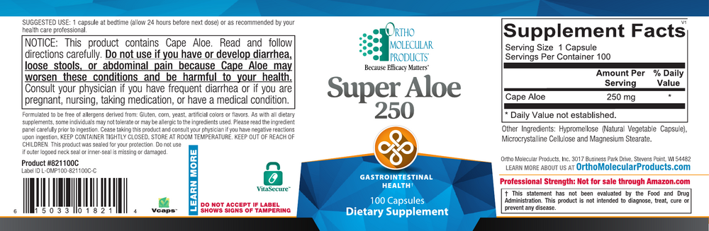Product image for Super Aloe 250 (California Only).