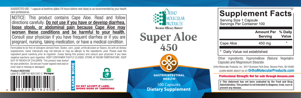 Product image for Super Aloe 450 (California Only).