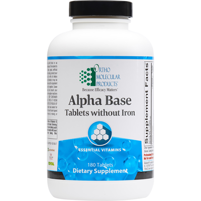 Alpha Base without Iron 120c - CA Only 120 capsules