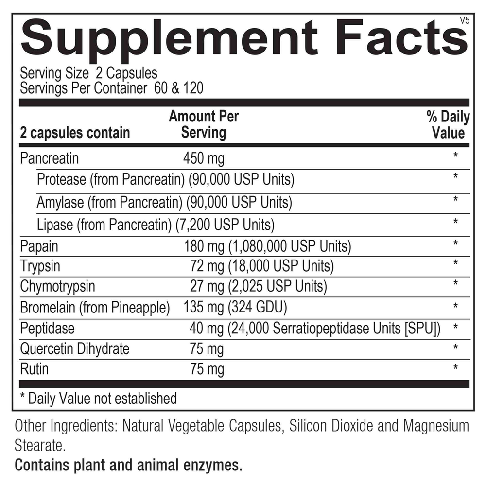 Product image for Vascuzyme.