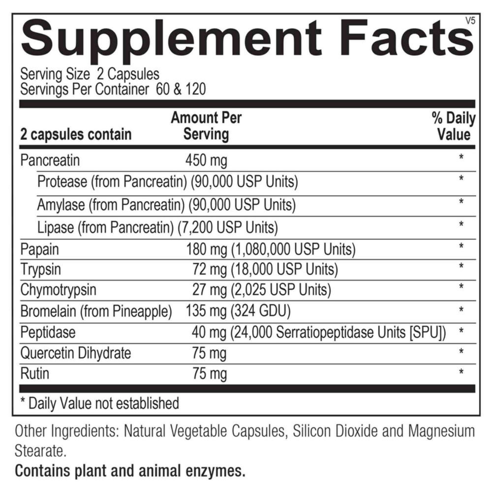 Product image for Vascuzyme.