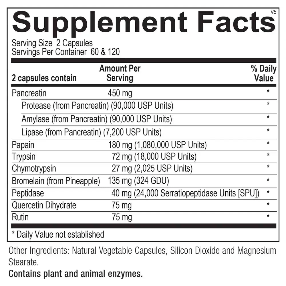 Product image for Vascuzyme.