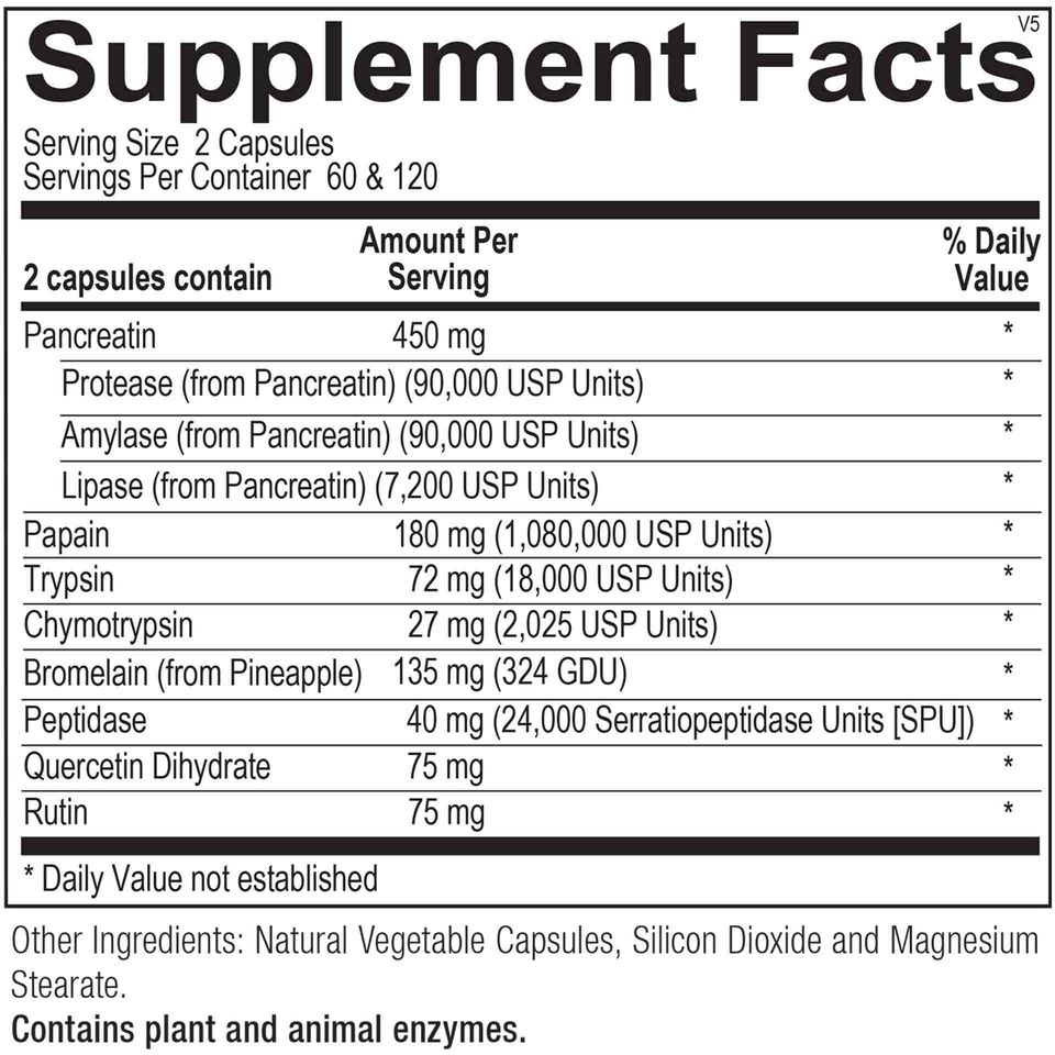 Product image for Vascuzyme.
