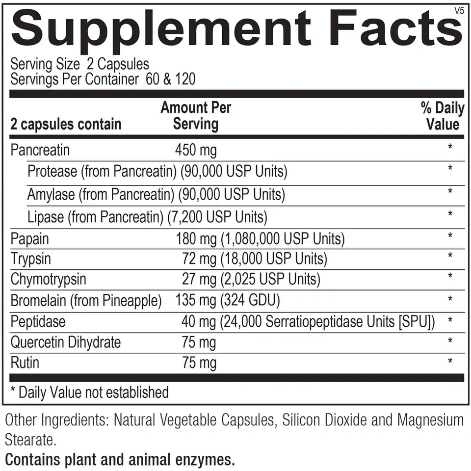 Product image for Vascuzyme.