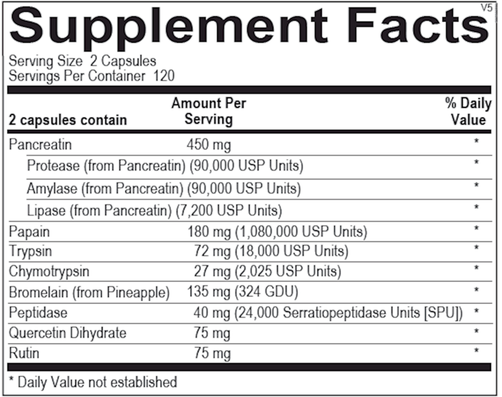 Product image for Vascuzyme.