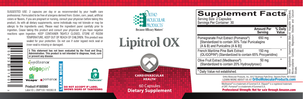 Product image for Lipitrol OX.