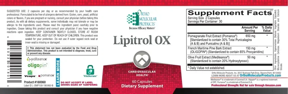 Product image for Lipitrol OX.