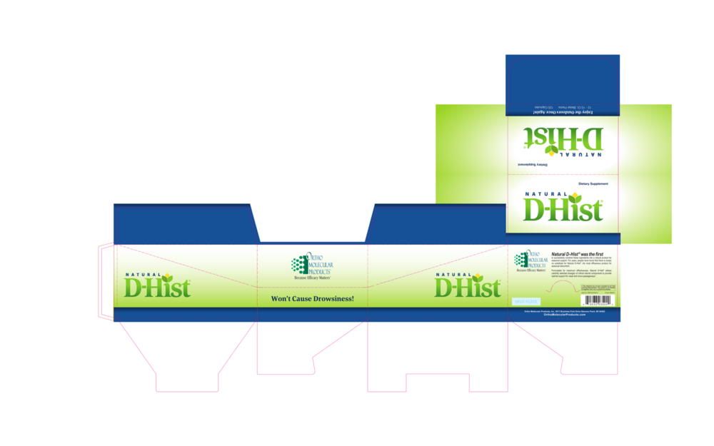 Product image for Natural D-Hist Blister Packs.
