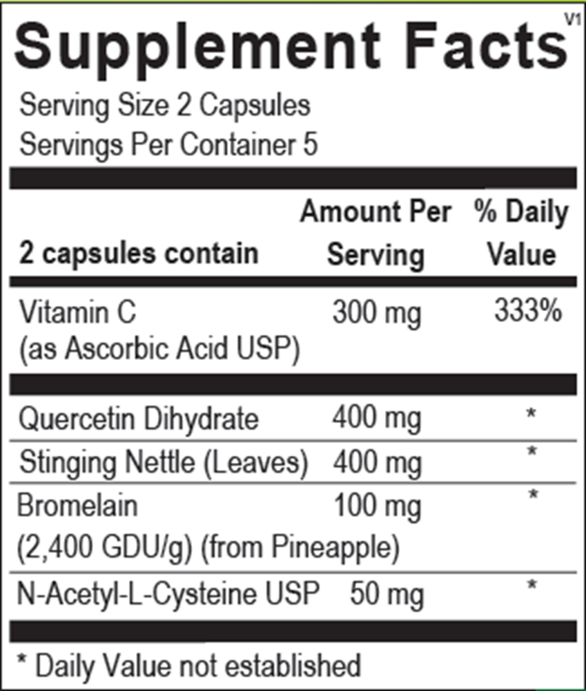 Product image for Natural D-Hist Blister Packs.