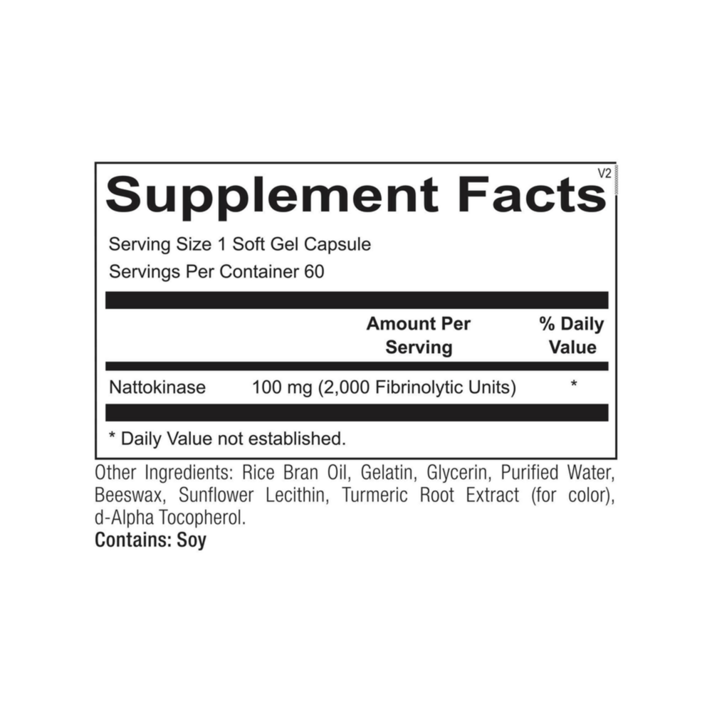 Product image for Nattokinase.
