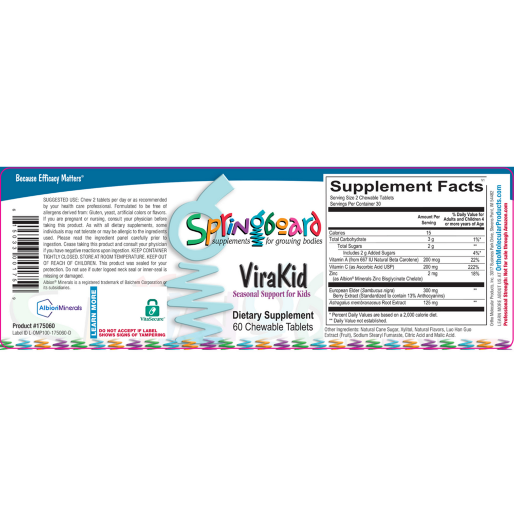 Product image for ViraKid Chewable.