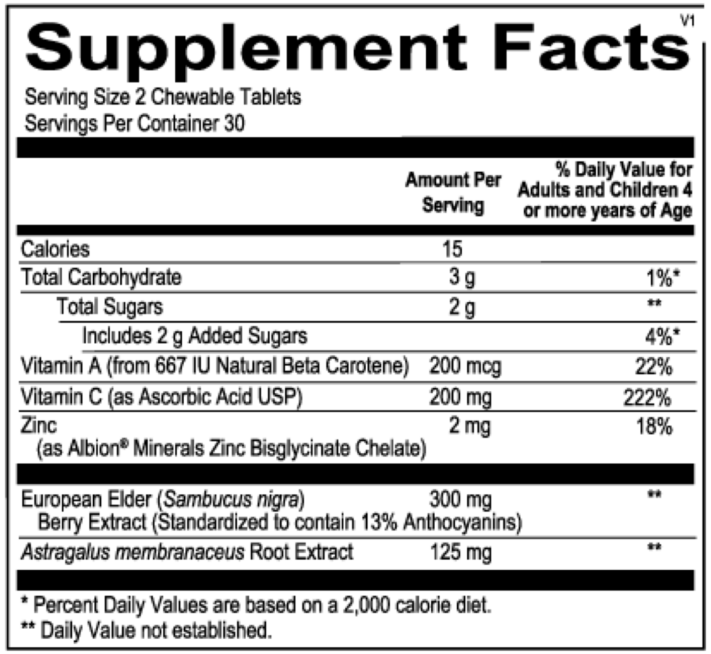 Product image for ViraKid Chewable.