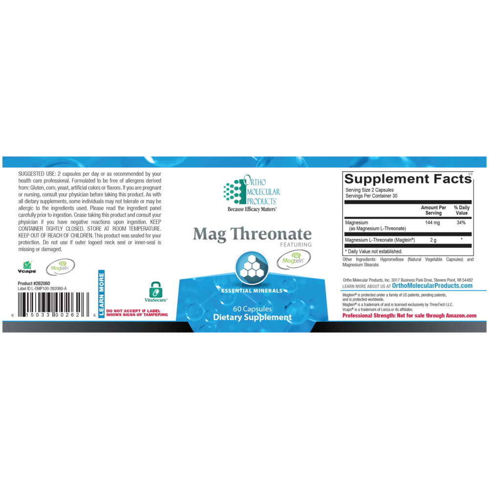 Product image for Mag Threonate.