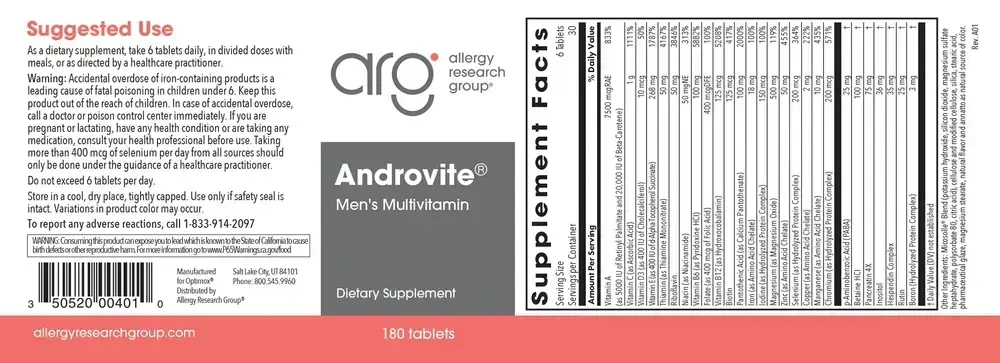 Product image for Androvite (Optimox® Androvite®).