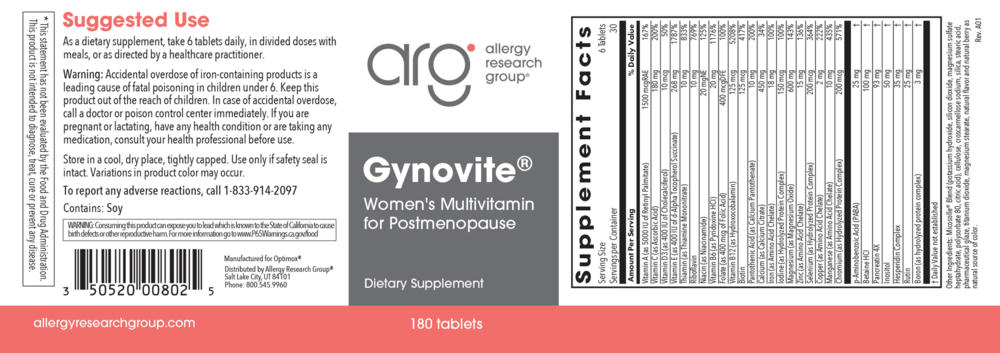 Product image for Gynovite Plus (Optimox® Gynovite®).