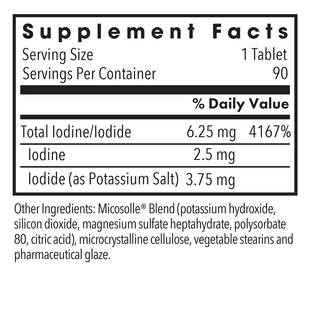 Product image for Iodoral® 6.25mg (Optimox® Iodoral® 6.25 mg).