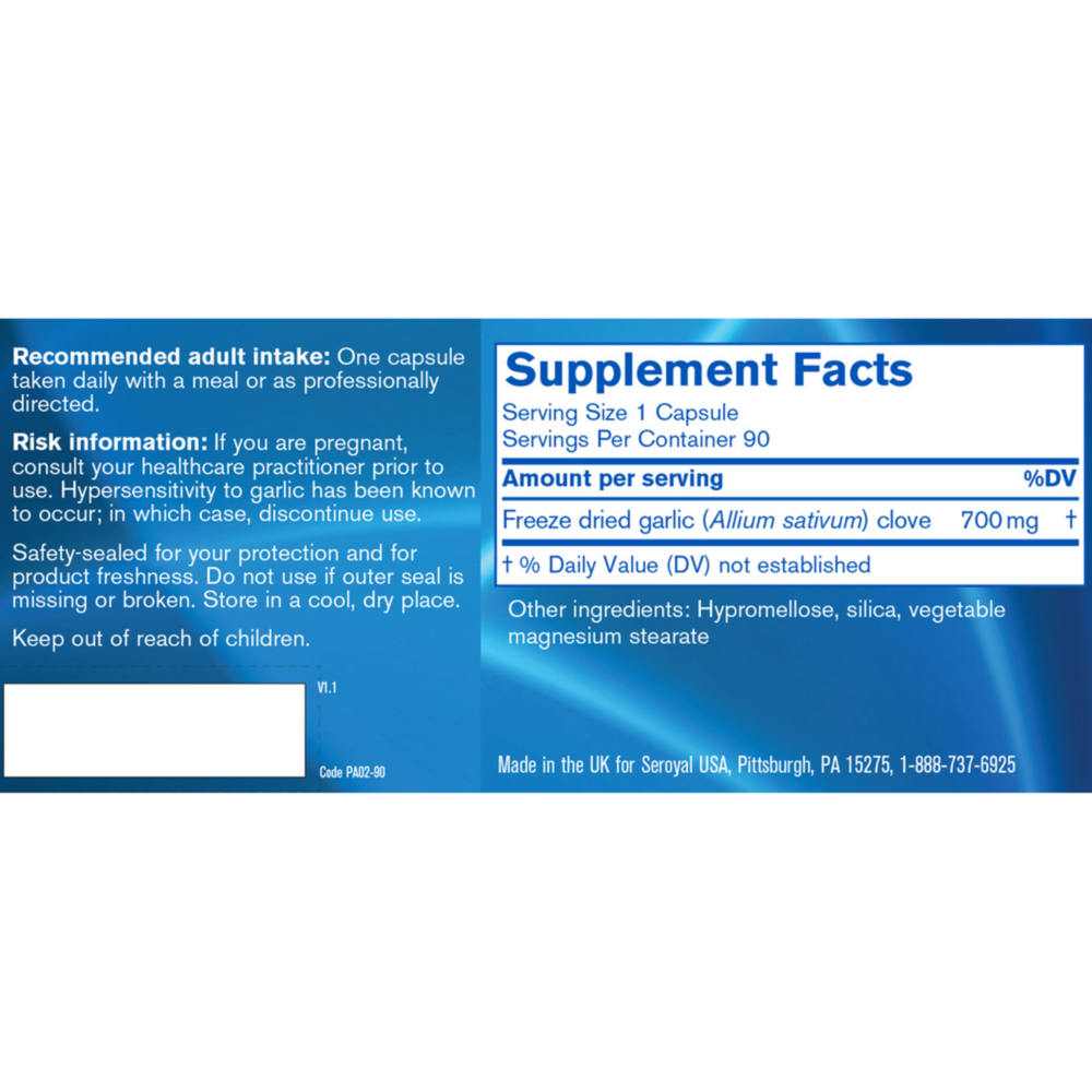 Product image for Garlic Freeze Dried.